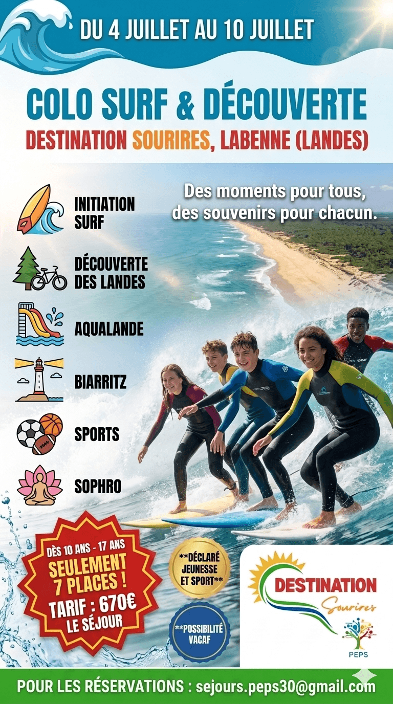 Séjour Surf