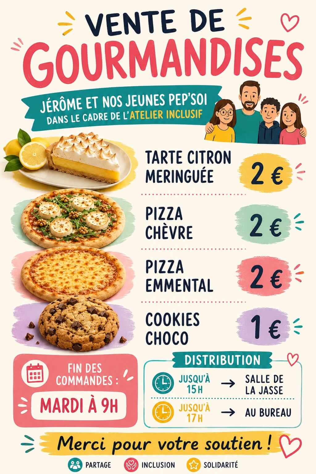 Vente de Gourmandises